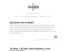 Tablet Screenshot of drgen.com.ar